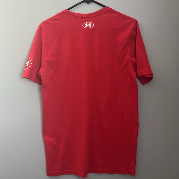 NWOT | Under Armour Freedom Flag Logo T-Shirt - Picture 5 of 5